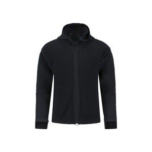 Homme Plissé Issey Miyake Zip Hoodie – Black - NWT